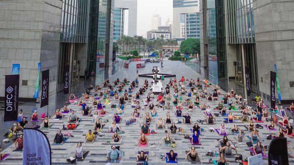 DIFC’s ‘fitness hub’ offers free and exciting activities – from yoga under the gate to zumba classes