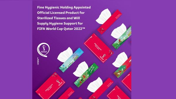 FHH launched the special edition packs in hypermarkets and supermarkets in Jordan Fine Hygienic Holding Wins License to Market FIFA World Cup Qatar 2022™ Facial Tissues and Will Be Providing Hygiene Support During the Tournament