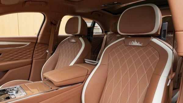 Bentley Skyline Collection interior. Bentley creates limited edition models inspired by the skylines of Dubai and Abu Dhabi