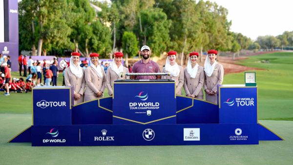 Jon Rahm won this year's DP World Tour Championship (Image credit: supplied)