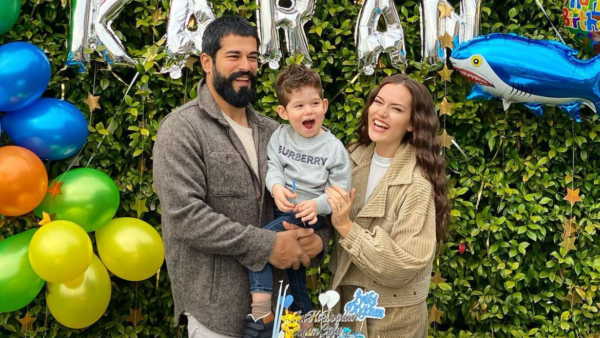Burak Özçivit shares heartwarming pic with his son