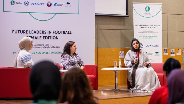 خلال الحدث خبيرة في مؤسسة قطر توضح أن تمكين المرأة يندرج ضمن جوهر مفهوم الاستدامة