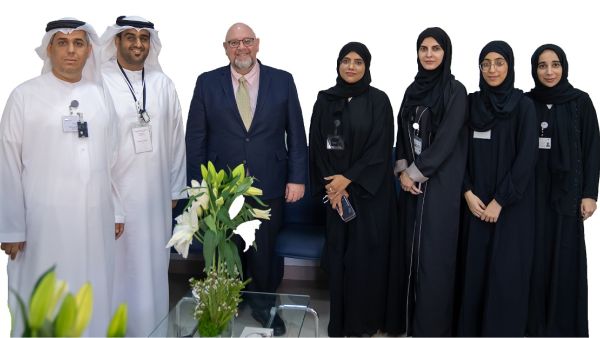 خلال الحدث مؤسسة الإمارات للخدمات الصحية تستقبل بعثة المتابعـة الدولية لتقييم خدمة الوقاية من التعرض المهني للإشعاع