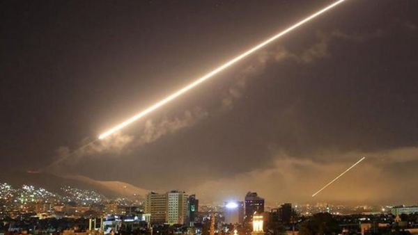 مضادات الدفاع الجوي السورية، تتصدى للإعتداءات الاسرائيلية 