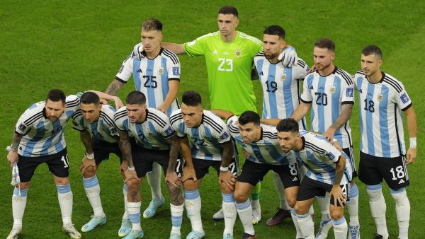 منتخب الأرجنتين (المصدر: أ ف ب)