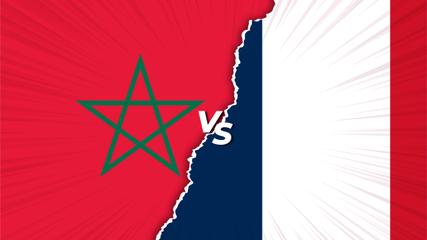 معلق مباراة المغرب وفرنسا في نصف نهائي كأس العالم قطر 2022