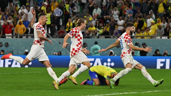 كرواتيا تحقق المفاجأة وتطيح بالبرازيل من كأس العالم 2022 (المصدر: أ ف ب)