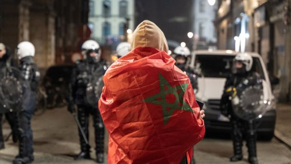 A Moroccan supporter 