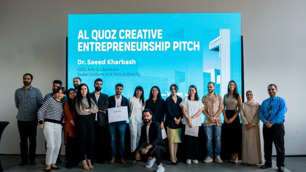 During the event Al Quoz Creative Entrepreneurship Pitch: An innovative space for developing ideas