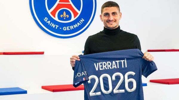 فيراتي يجدد عقده مع باريس سان جيرمان حتى عام 2026