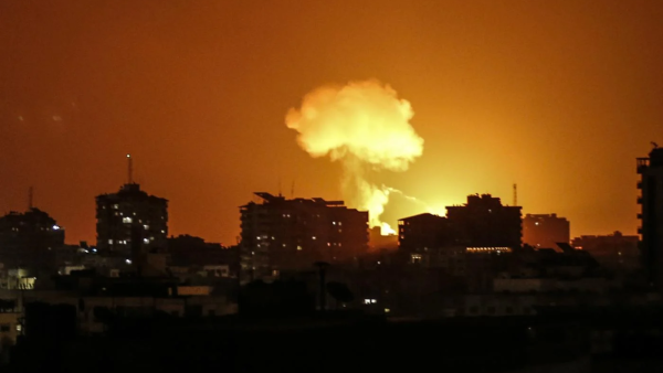 Israel bombs Gaza 