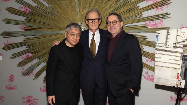 (From L) Ishiguro, Nighy and Barker 