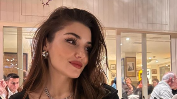Hande Erçel Dances to Amro Diab
