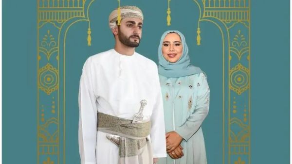 ولي عهد سلطنة عمان ذي يزن بن هيثم بن طارق آل سعيد مع زوجته السابقة السيدة ميّان ولي عهد سلطنة عمان ذي يزن بن هيثم بن طارق آل سعيد مع زوجته السابقة السيدة ميّان