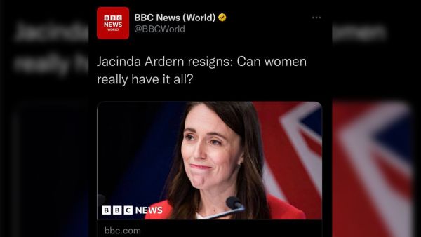 BBC headline