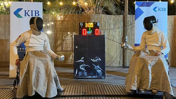 As part of its pioneering social responsibility program KIB sponsors disabled fencing championship final