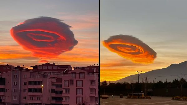 UFO-shaped cloud