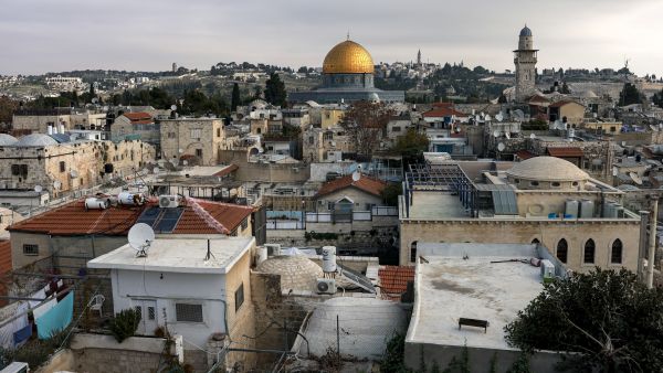 البلدة القديمة في مدينة القدس المحتلة (أ ف ب)