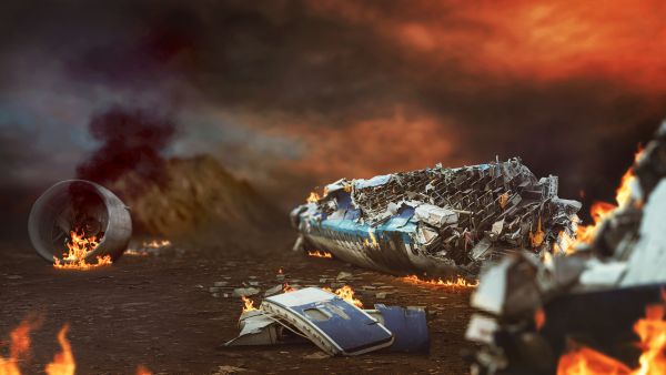 Airplane crashed