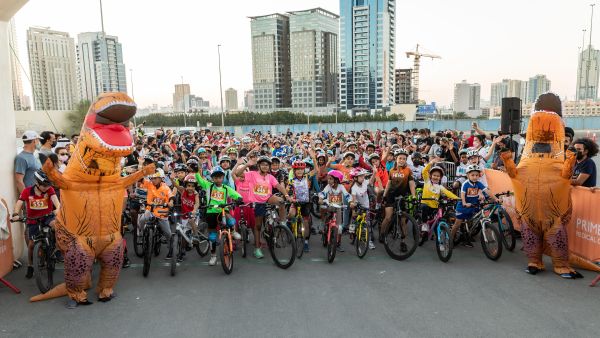 During the event The Spinneys Dubai 92 Cycle Challenge Junior Rides Are Back for 2023!