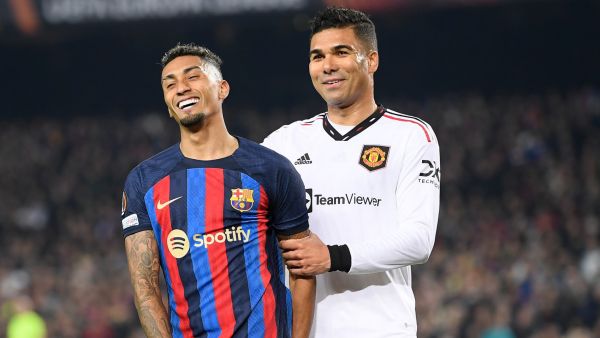 برشلونة يتعادل مع مانشستر يونايتد (المصدر: أ ف ب)