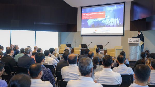 During the event Dubai Chamber of Commerce organised UAE Corporate Tax Workshop with PwC
