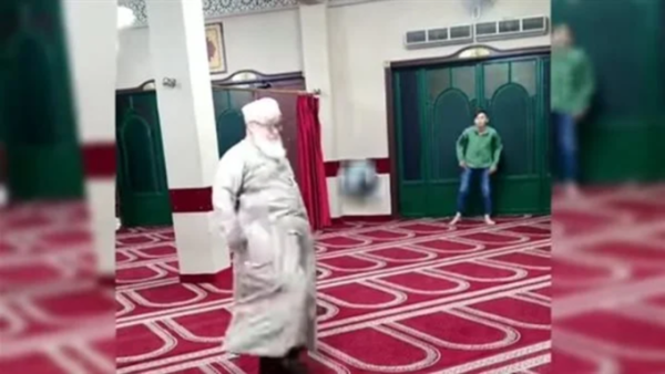 Imam playing football in a mosque (twitter) Imam playing football in a mosque