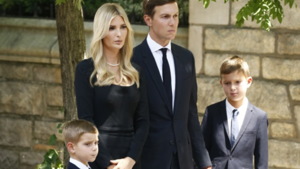Ivanka Trump, her husband and two children.