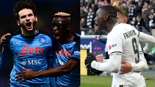 توقيت مباراة آينتراخت فرانكفورت ونابولي في دوري أبطال أوروبا والقنوات الناقلة