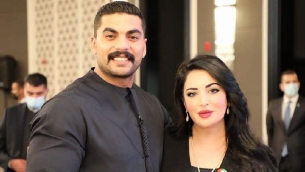 نجاح المساعيد مع زوجها السابق عامر السردي 