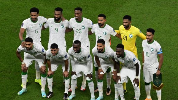 منتخب السعودية (المصدر: أ ف ب)