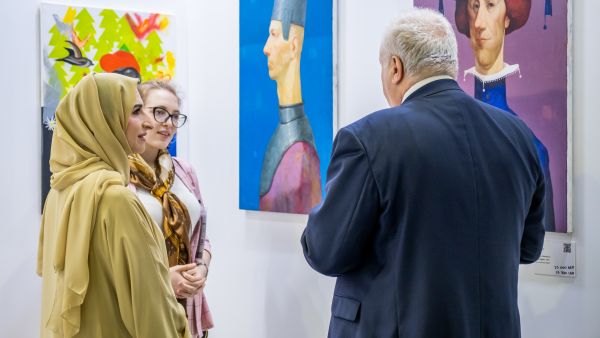 During the event Hala Badri inaugurates World Art Dubai 2023, its biggest edition to date