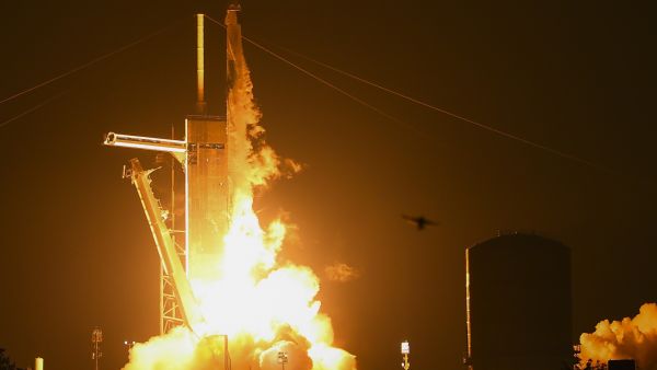 The Crew Dragon launched to International Space Station.