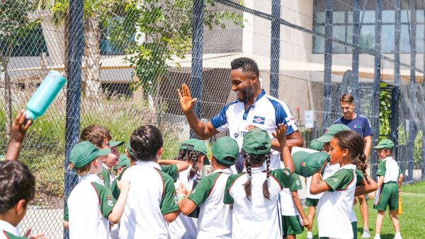 During the event John Obi Mikel is back on the football pitch to Inspire the Next Generation of UAE residents