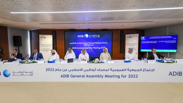 ADIB General Assembly Meeting 2022. ADIB shareholders approve dividend of 49 fils per share for 2022 at AGM