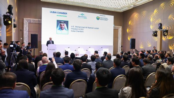 During the event Dubai International Chamber Begins New Horizons Trade Mission to Central Asia in Uzbekistan with 150 B2B Meetings