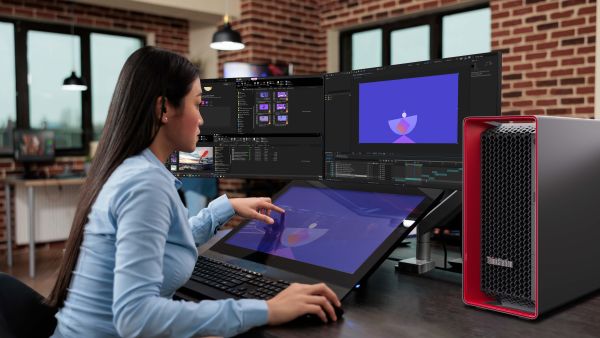 محطات العمل الثلاث من الجيل التالي تأتي مزودة بأحدث التقنيات من Intel® وNVIDIA ضمن هيكل أنيق وجديد كلياً مصمم بالتعاون مع Aston Martin لينوفو توفّر مستويات فائقة من الأداء والقوة والسرعة مع إطلاقها لمحطات عمل ThinkStation PX وP7 وP5لينوفو توفّر مستويات فائقة من الأداء والقوة والسرعة مع إطلاقها لمحطات عمل ThinkStation PX وP7 وP5