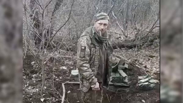 Ukrainian soldier