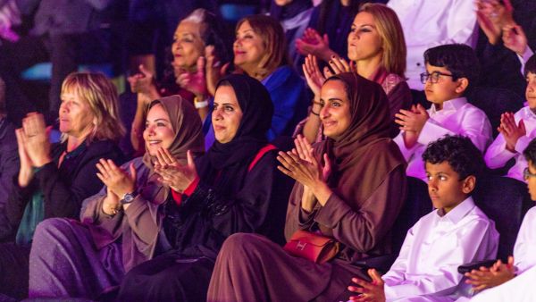 During the event her excellency sheikha Hind attends opening night of QF’s showtime!