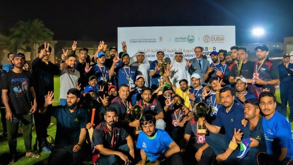 During the event ENOC wins Title of the Cricket Competition of the 4th Labor Sports Tournament