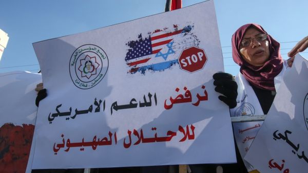  فقدان الثقة الفلسطينية بشكل اكبر بالدور الاميركي الداعم للموقف الاسرائيلي وخاصة بعد صفقة القرن