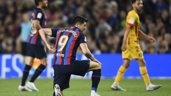 برشلونة يتعادل مع جيرونا (المصدر: أ ف ب)