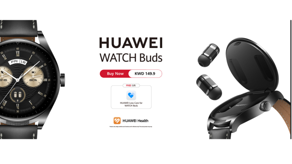 Innovative earbuds-in-smartwatch design takes the smart experience a step further Earbuds and Watch Come into One: HUAWEI WATCH Buds launched in Kuwait