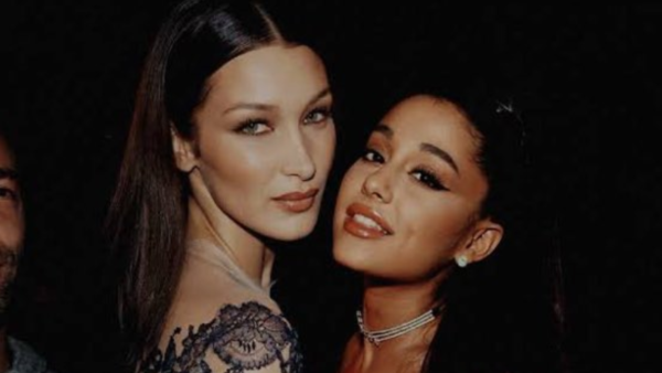 Bella Hadid re-shares Ariana Grande's viral video