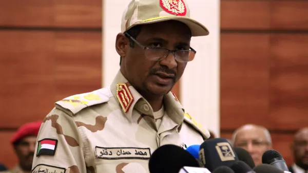قائد قوات الدعم السريع، الفريق أول محمد حمدان دقلو "حميدتي"