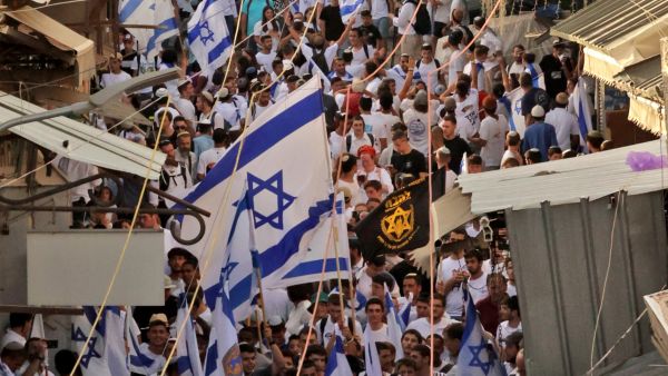 Jerusalem Day flag march