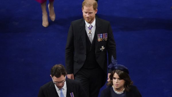 Prince Harry wear a suit in the Coronation