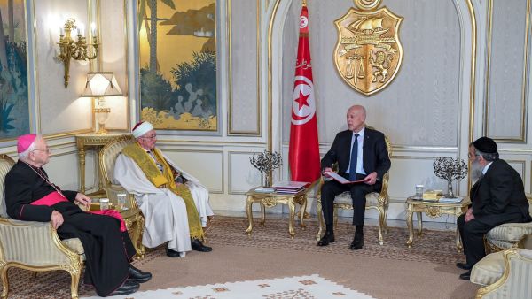 Tunisian president Ghriba Synagogue