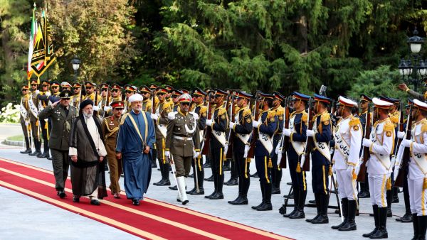 Sultan Haitham bin Tarek and President Ebrahim Raisi