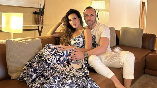 Nadine Njeim arrives at Cannes with Fiancé